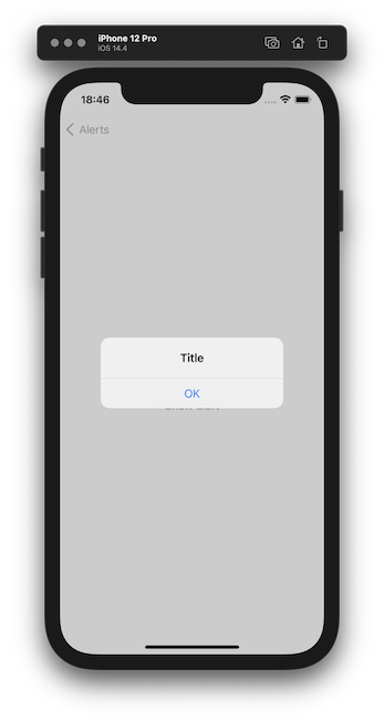 Alert with SwiftUI